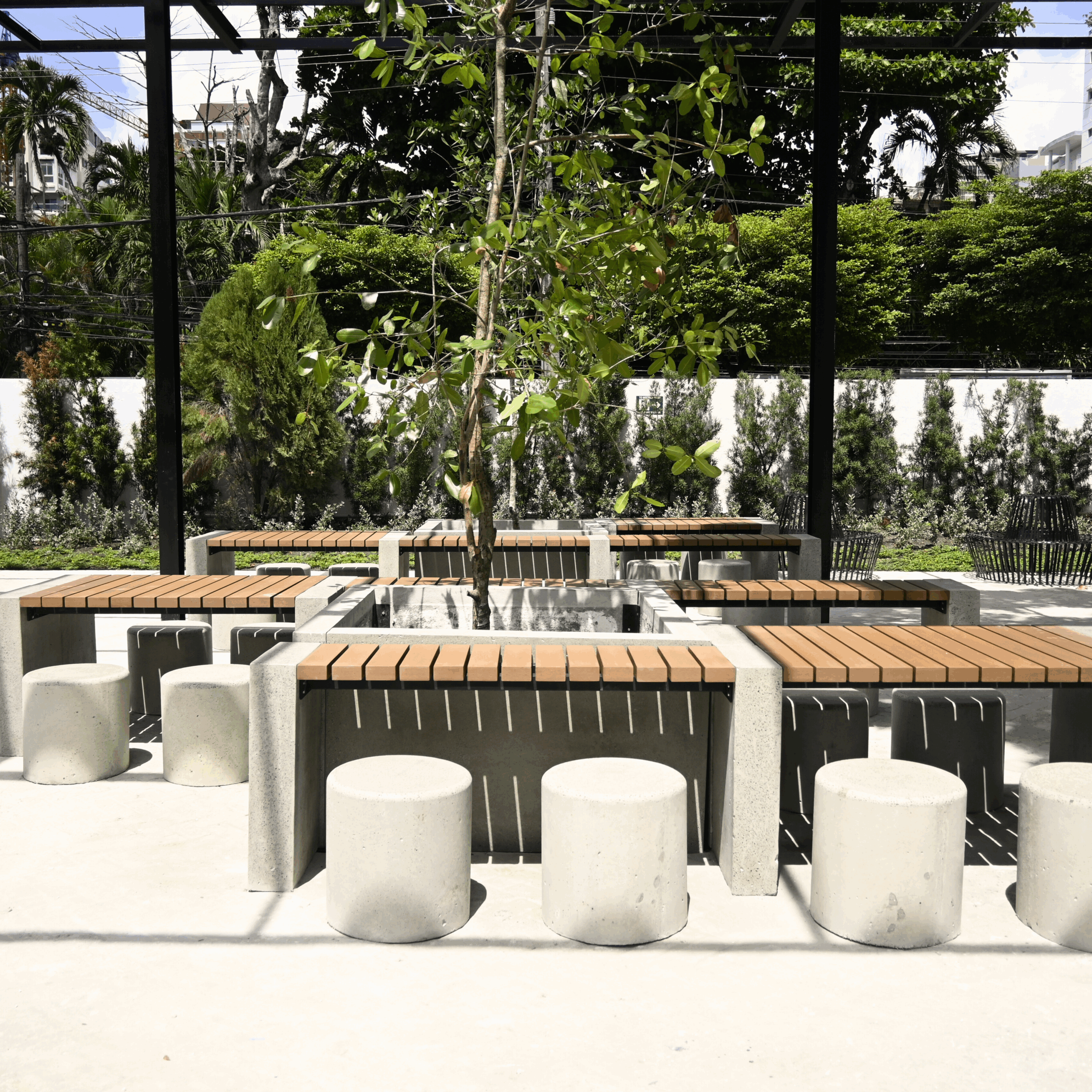 St Michaels Modulos Concreto y Madera Sintetica Gola